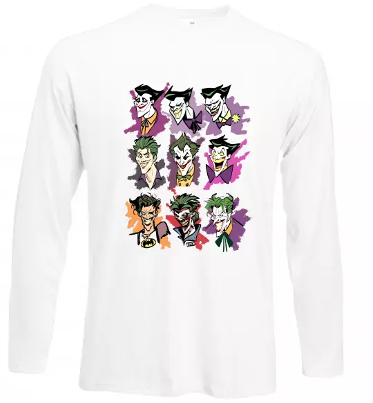 Лонгслив Джокери Белый фото