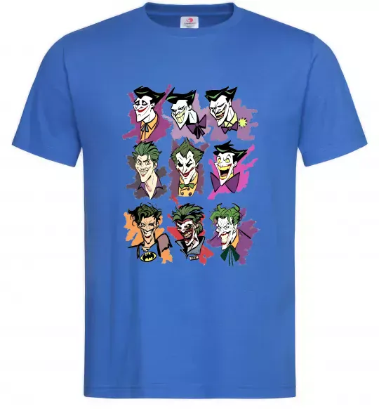 Чоловіча футболка Джокери Яскраво-синій фото