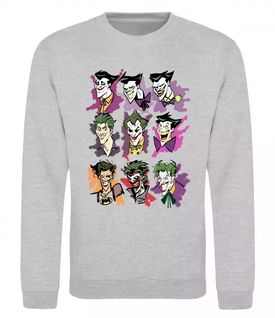 Світшот Джокери Сірий меланж фото