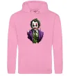 Мужская толстовка (худи) Джокер Розовый фото