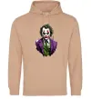 Мужская толстовка (худи) Джокер Песочный фото