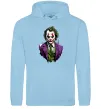 Мужская толстовка (худи) Джокер Голубой фото