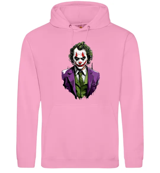 Женская толстовка (худи) Джокер Розовый фото