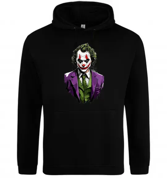 Женская толстовка (худи) Джокер Черный фото