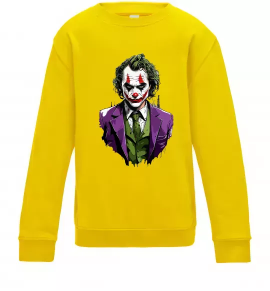 Дитячий світшот Джокер Сонячно жовтий фото