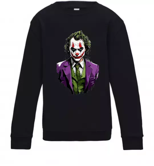 Дитячий світшот Джокер Чорний фото