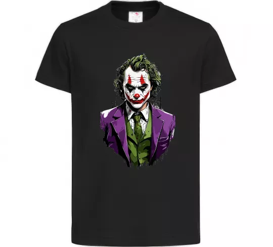 Детская футболка Джокер Черный фото