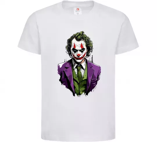 Детская футболка Джокер Белый фото