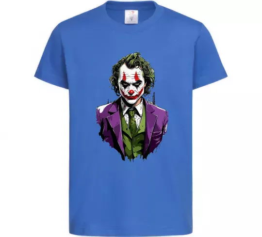 Детская футболка Джокер Ярко-синий фото