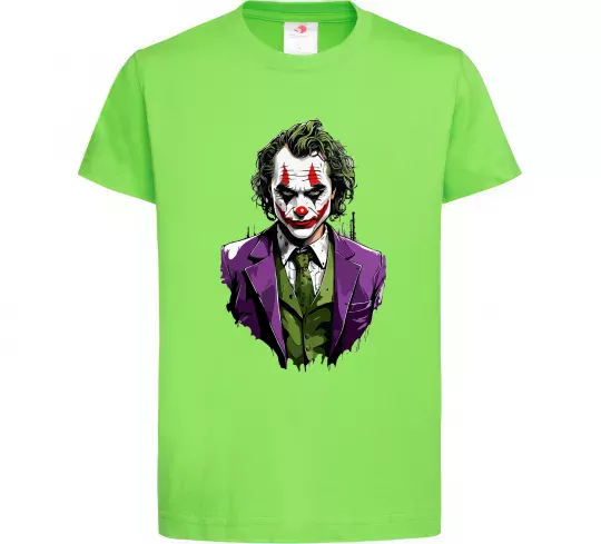 Детская футболка Джокер Лаймовый фото