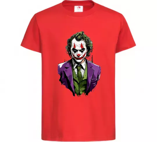 Детская футболка Джокер Красный фото
