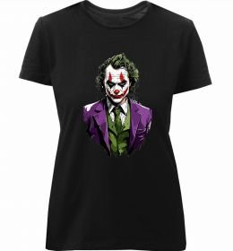 Женская премиум футболка Джокер