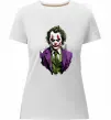 Женская премиум футболка Джокер Белый фото