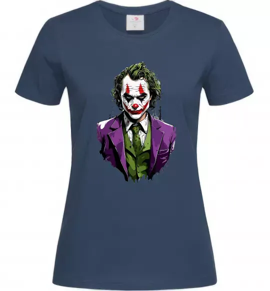 Жіноча футболка Джокер Темно-синій фото