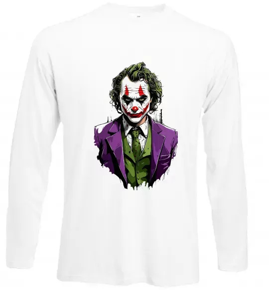 Лонгслів Джокер Білий фото