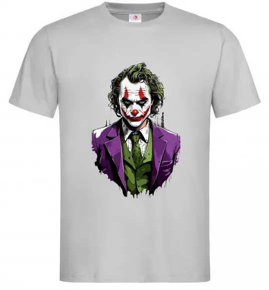 Мужская футболка Джокер Серый фото