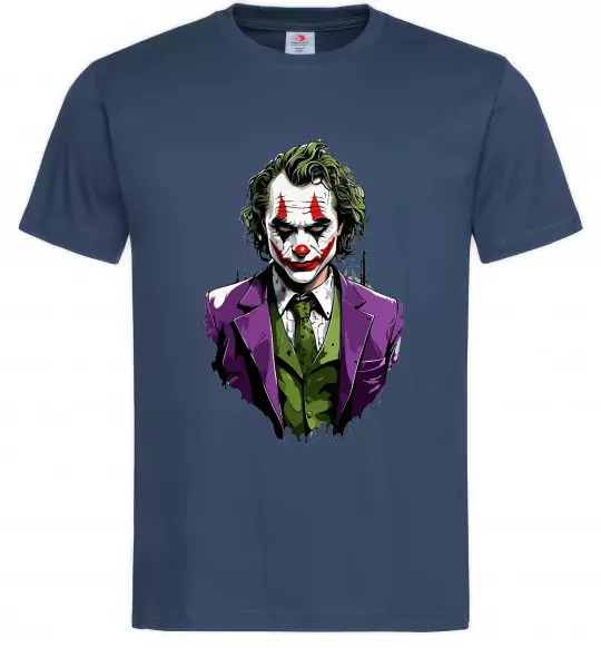 Мужская футболка Джокер Темно-синий фото