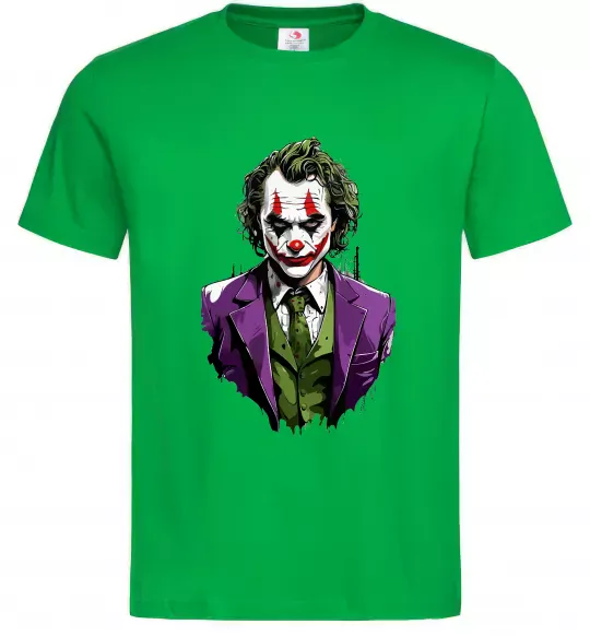 Мужская футболка Джокер Зеленый фото