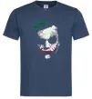 Чоловіча футболка Джокер обличчя Темно-синій фото