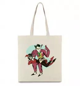 Эко-сумка Joker card Бежевый фото