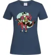 Женская футболка Джокер та Харлі Квін Темно-синий фото