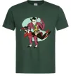Чоловіча футболка Джокер та Харлі Квін Темно-зелений фото