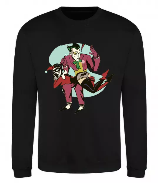 Свитшот Джокер та Харлі Квін Черный фото