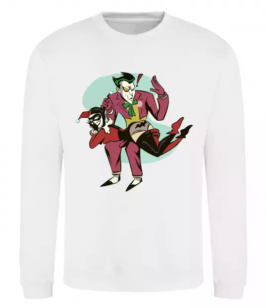 Свитшот Джокер та Харлі Квін Белый фото