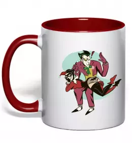 Чашка з кольоровою ручкою