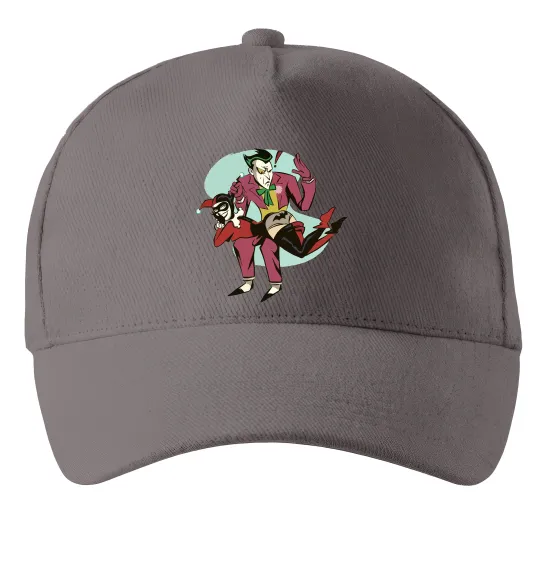 Кепка Джокер та Харлі Квін Сірий фото