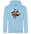 Женская толстовка (худи) Джокер та Харлі Квін Голубой фото