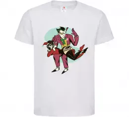 Дитяча футболка Джокер обличчя Чорний фото