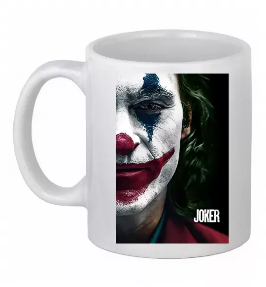 Чашка керамическая Джокер Постер Белый фото