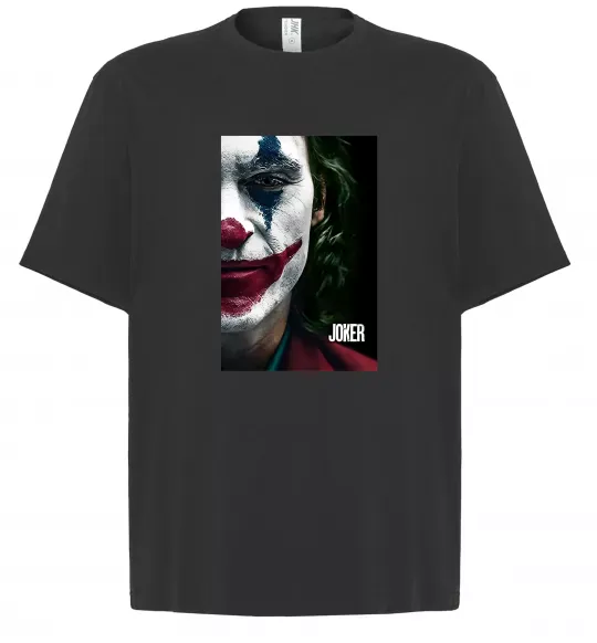 Футболка Оверсайз Джокер Постер Чорний фото