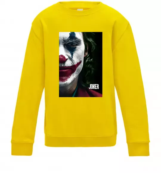 Детский Свитшот Джокер Постер Солнечно желтый фото