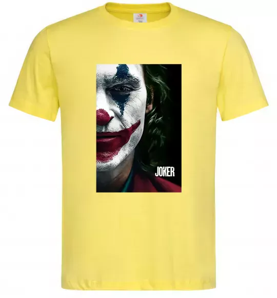 Чоловіча футболка Джокер Постер Лимонний фото