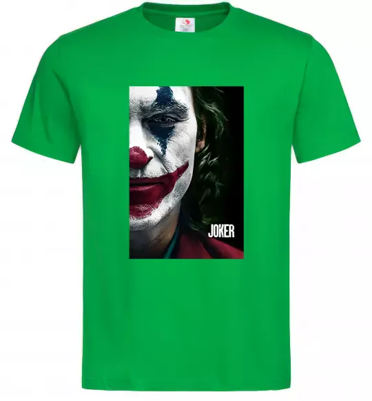 Чоловіча футболка Джокер Постер Зелений фото