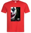 Чоловіча футболка Джокер Постер Червоний фото