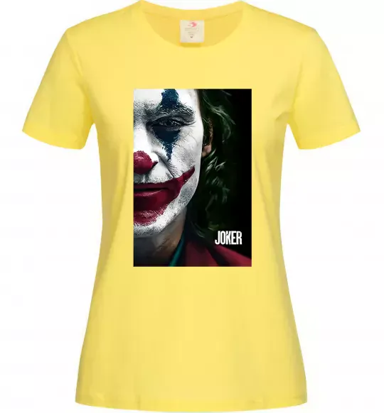 Жіноча футболка Джокер Постер Лимонний фото