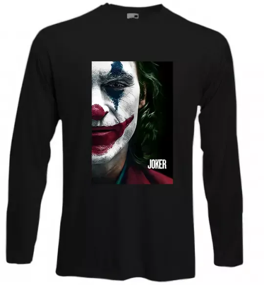 Лонгслив Джокер Постер Черный фото