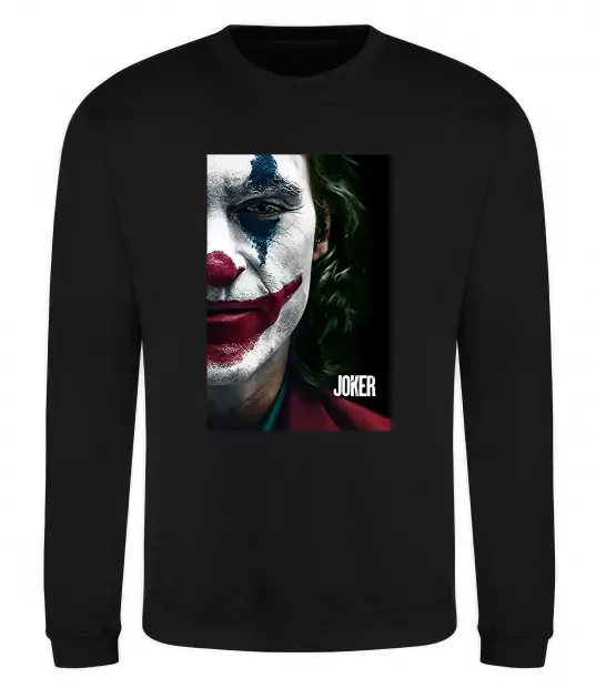 Світшот Джокер Постер Чорний фото