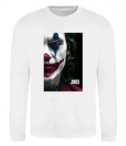 Світшот Джокер Постер Білий фото