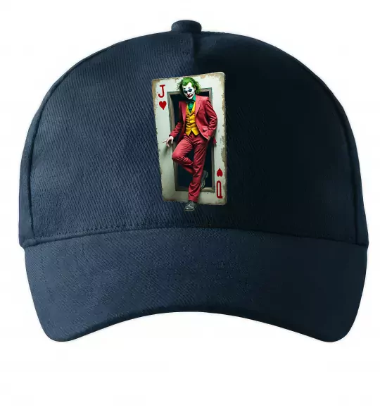 Кепка Джокер карта Темно-синій фото