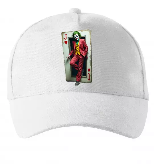 Кепка Джокер карта Білий фото