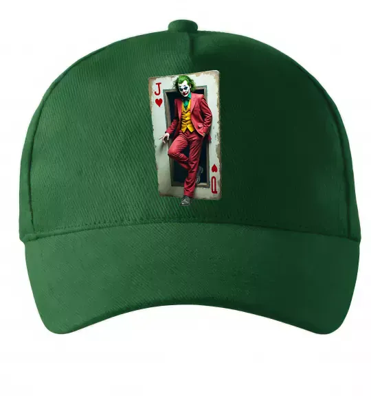 Кепка Джокер карта Темно-зелений фото