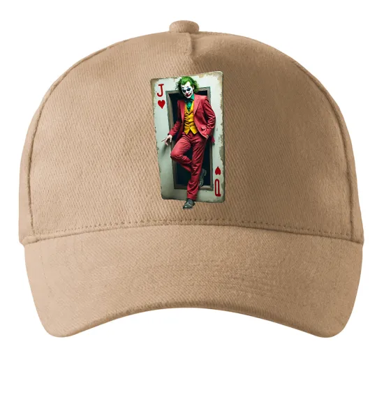 Кепка Джокер карта Песочный фото