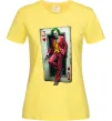 Жіноча футболка Джокер карта Лимонний фото