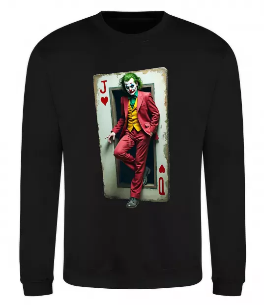 Свитшот Джокер карта Черный фото
