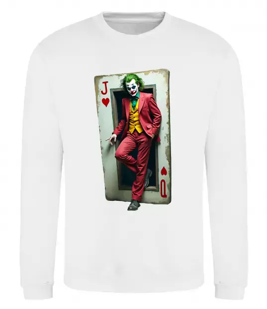 Свитшот Джокер карта Белый фото