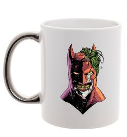 Чашка с цветной ручкой Бетмен-Джокер